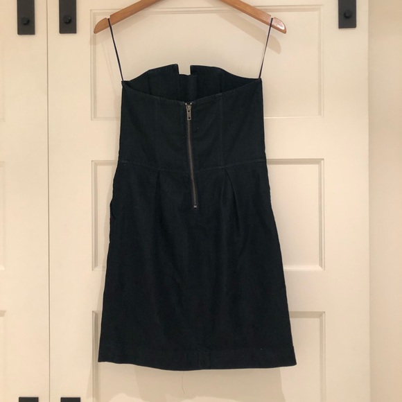 7 for All Mankind⭐️ Boned Corset Strapless Dress - Picture 2 of 5
